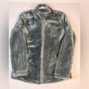 32 Heat Women's Super Soft Olive Green Zip-up Jacket Size Small